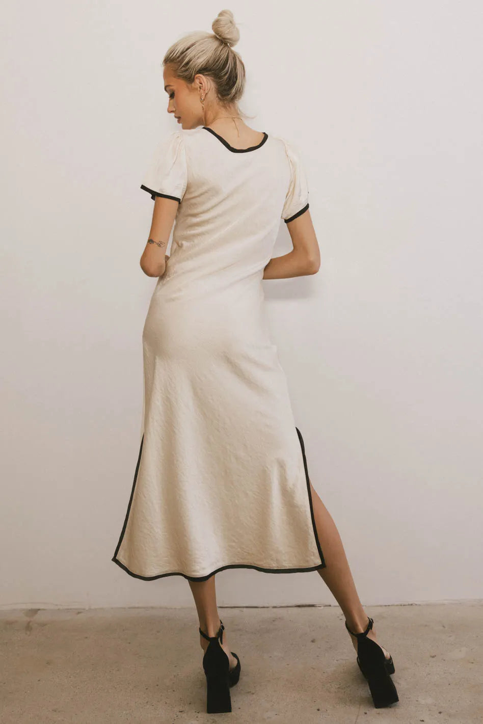 Austia Midi Dress in Ivory