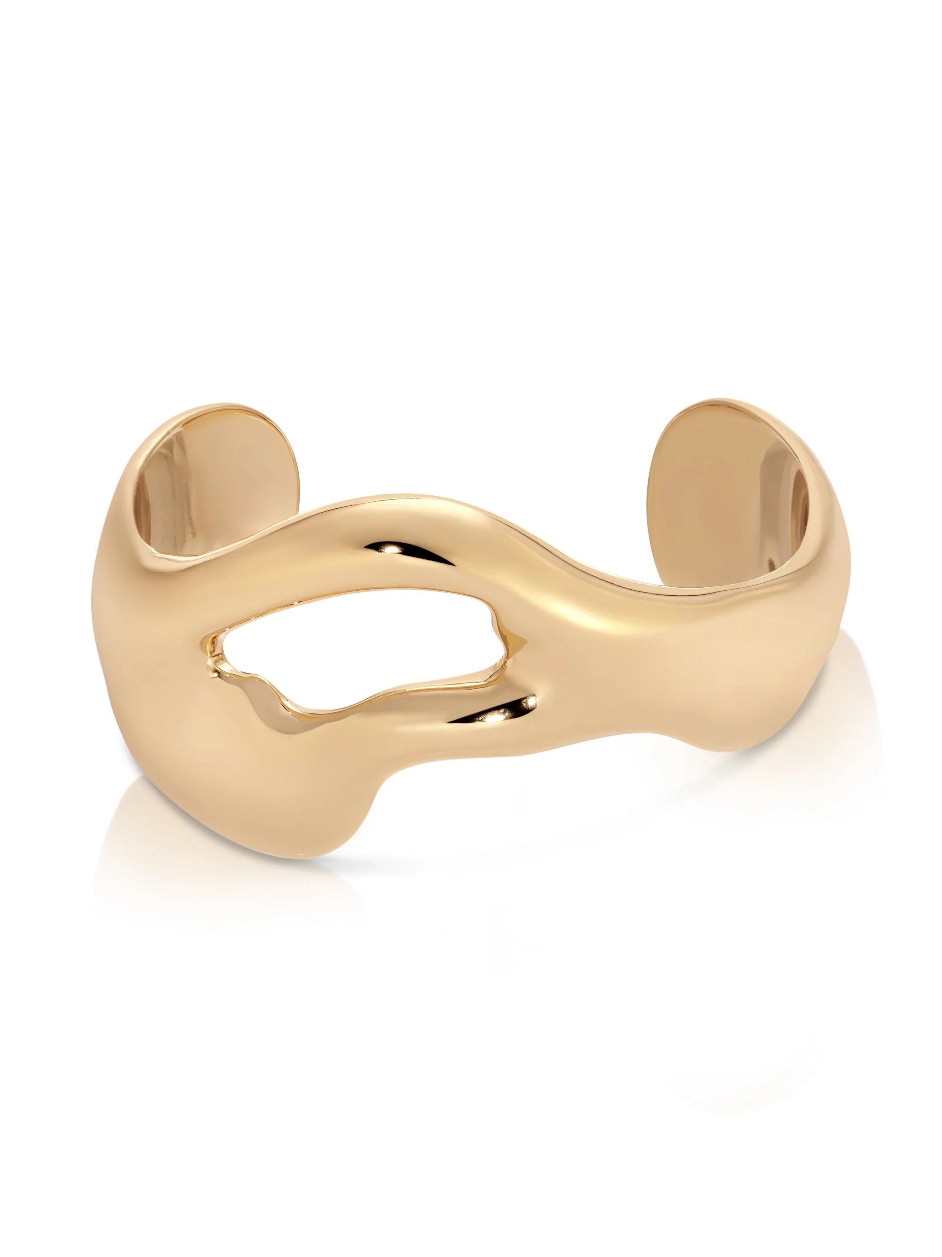 Open Abstract Cuff Bracelet