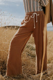 Nico Wide Leg Pants in Rust FINAL SALE