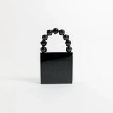 Twinkling Noir Mosaic Clutch