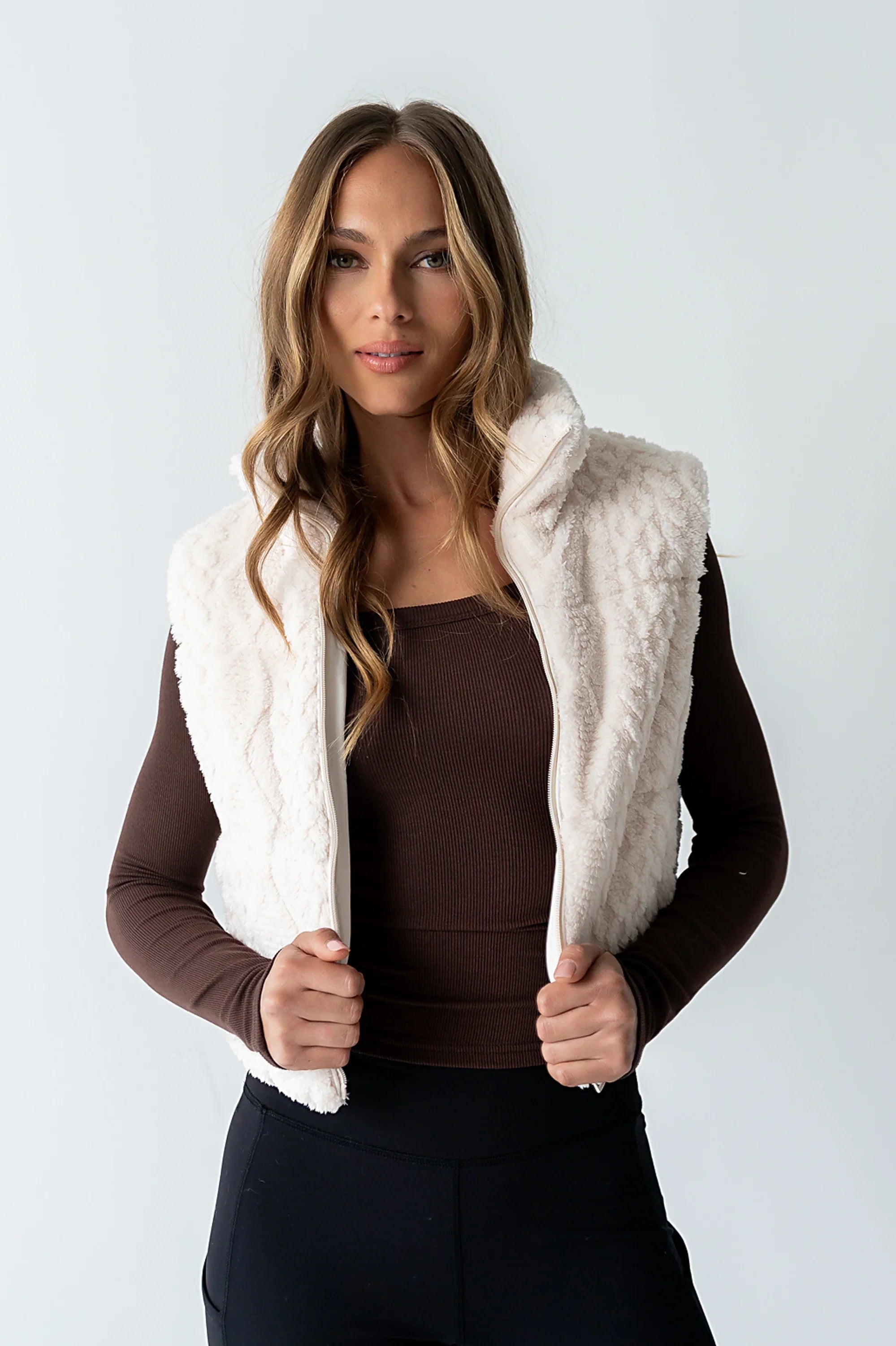 Anthony Cable Knit Vest