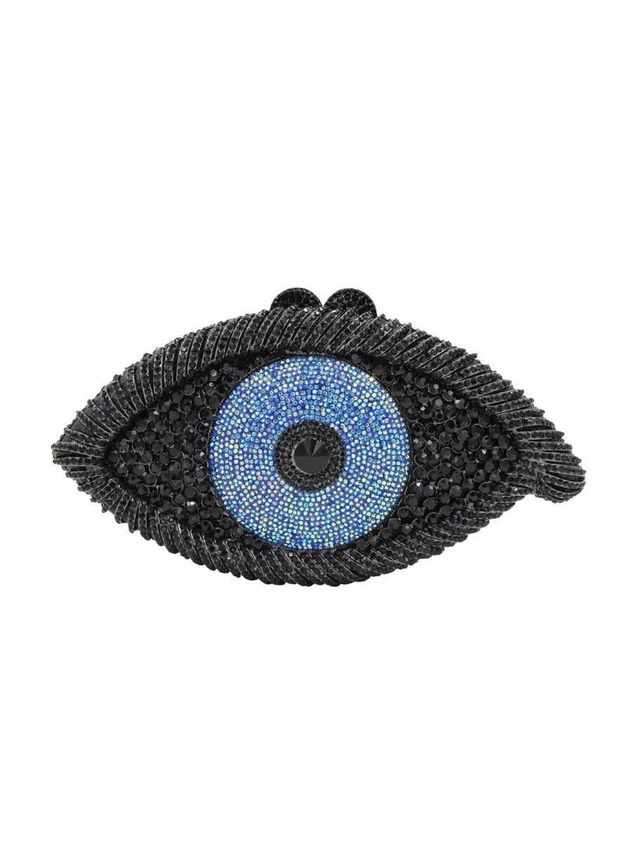 Womens EYE SEE U Rhinestone Evening Clutch bags Handmade