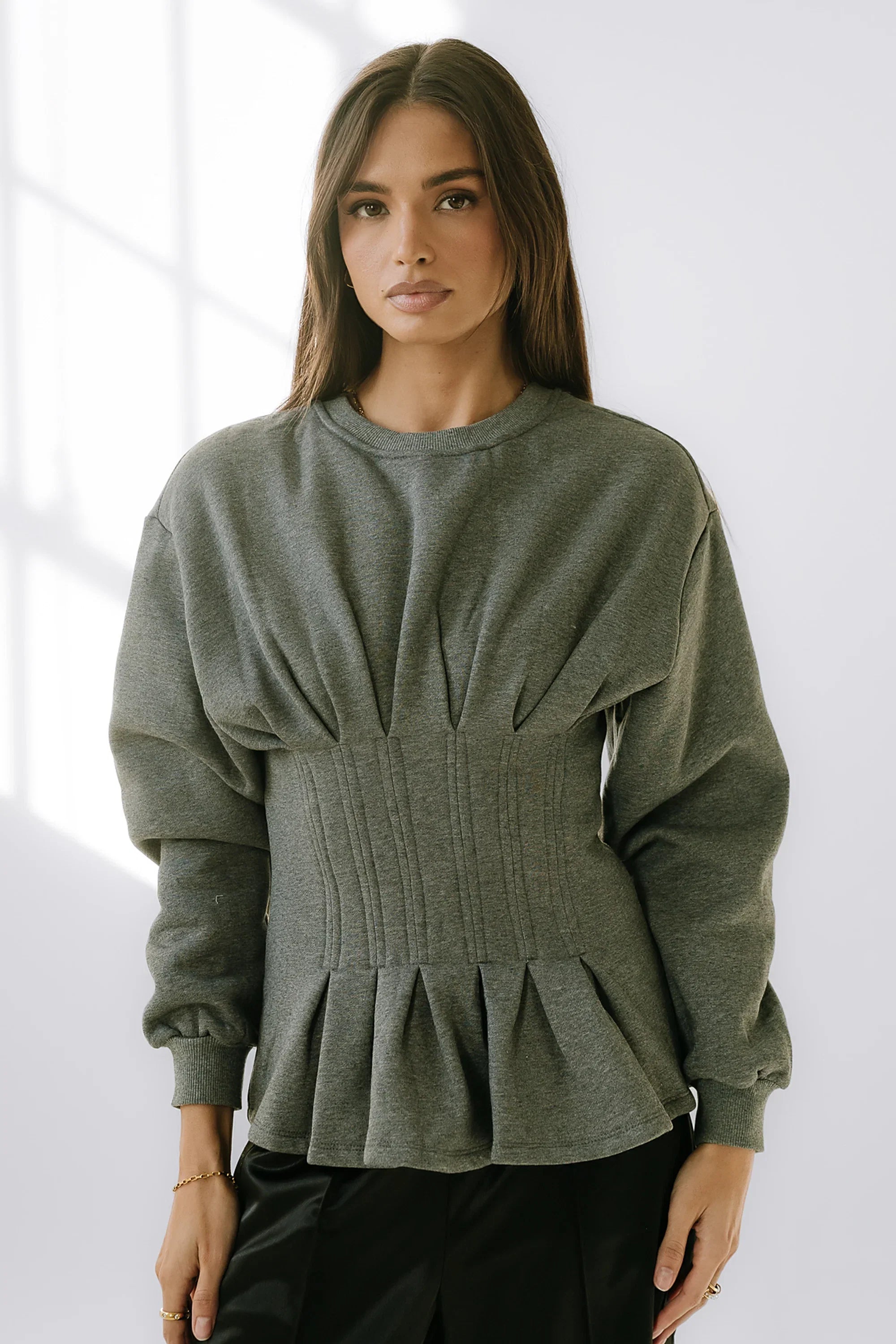 York Pleated Sweater FINAL SALE