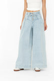 Melanie Wide Leg Pants in Light Wash FINAL SALE
