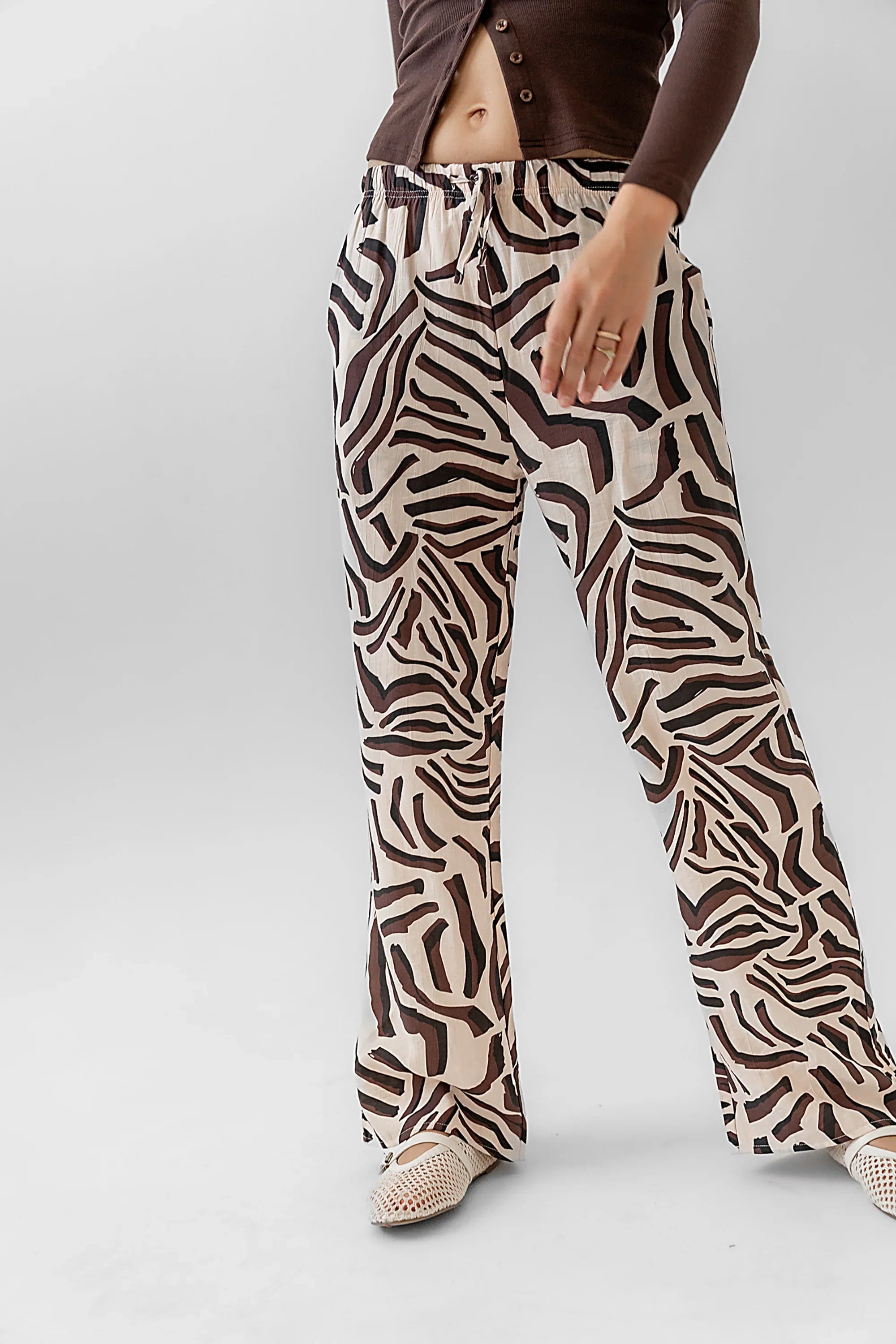 Zion Abstract Wide Leg Pants