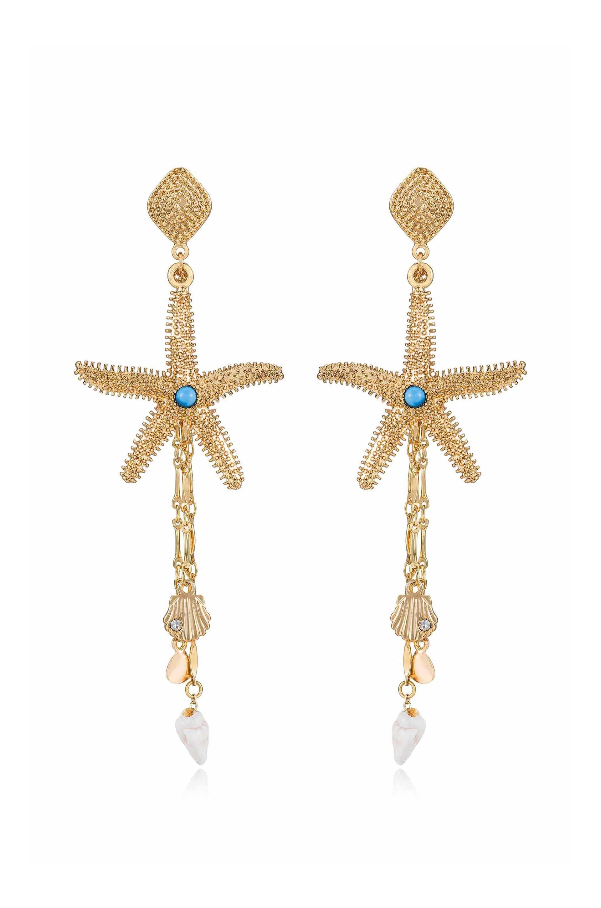 Starfish Seeker Drop Earrings