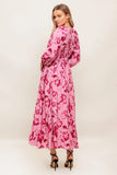 HONEY MIDI DRESS MAUVE