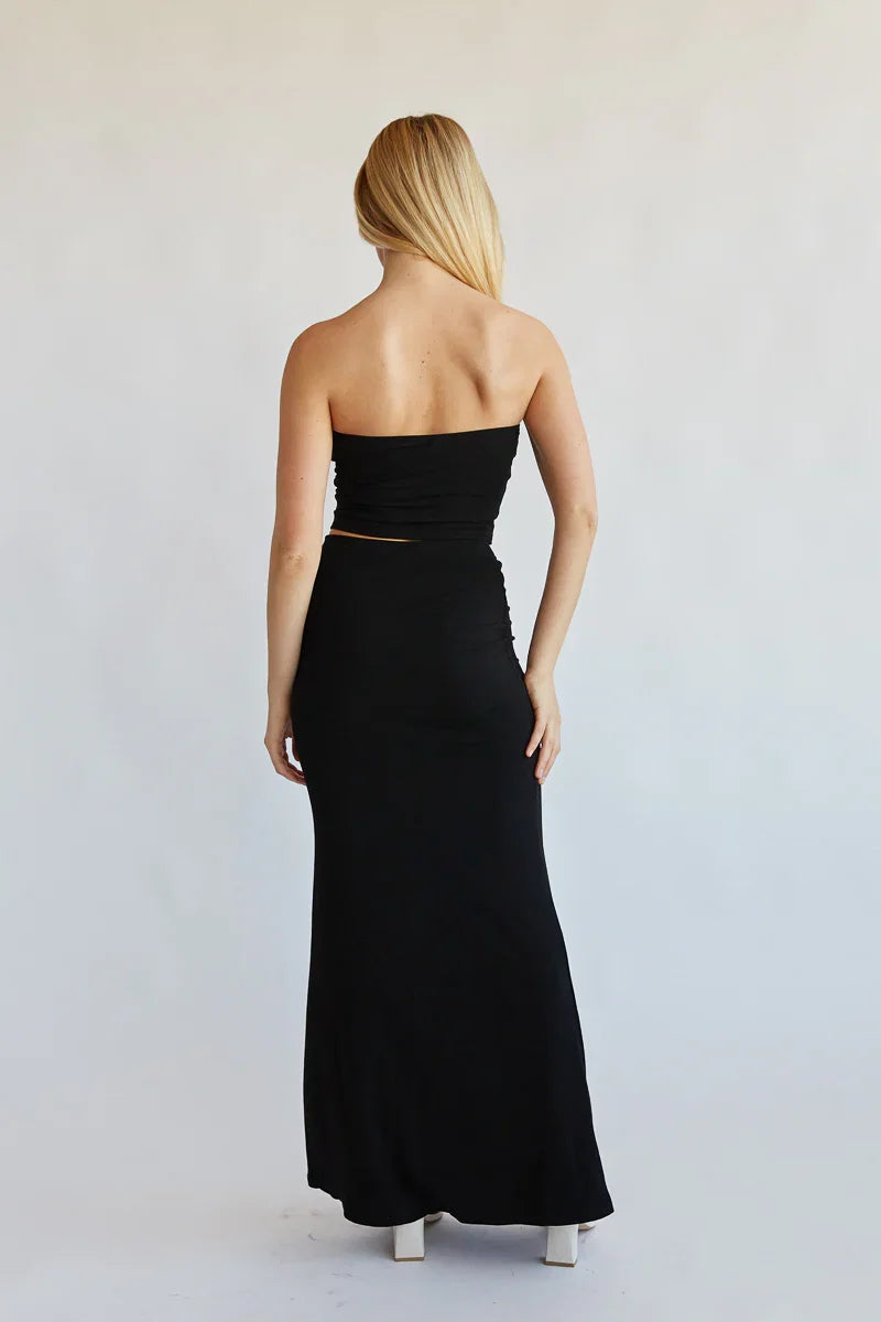 Rosalyn High Rise Maxi Skirt