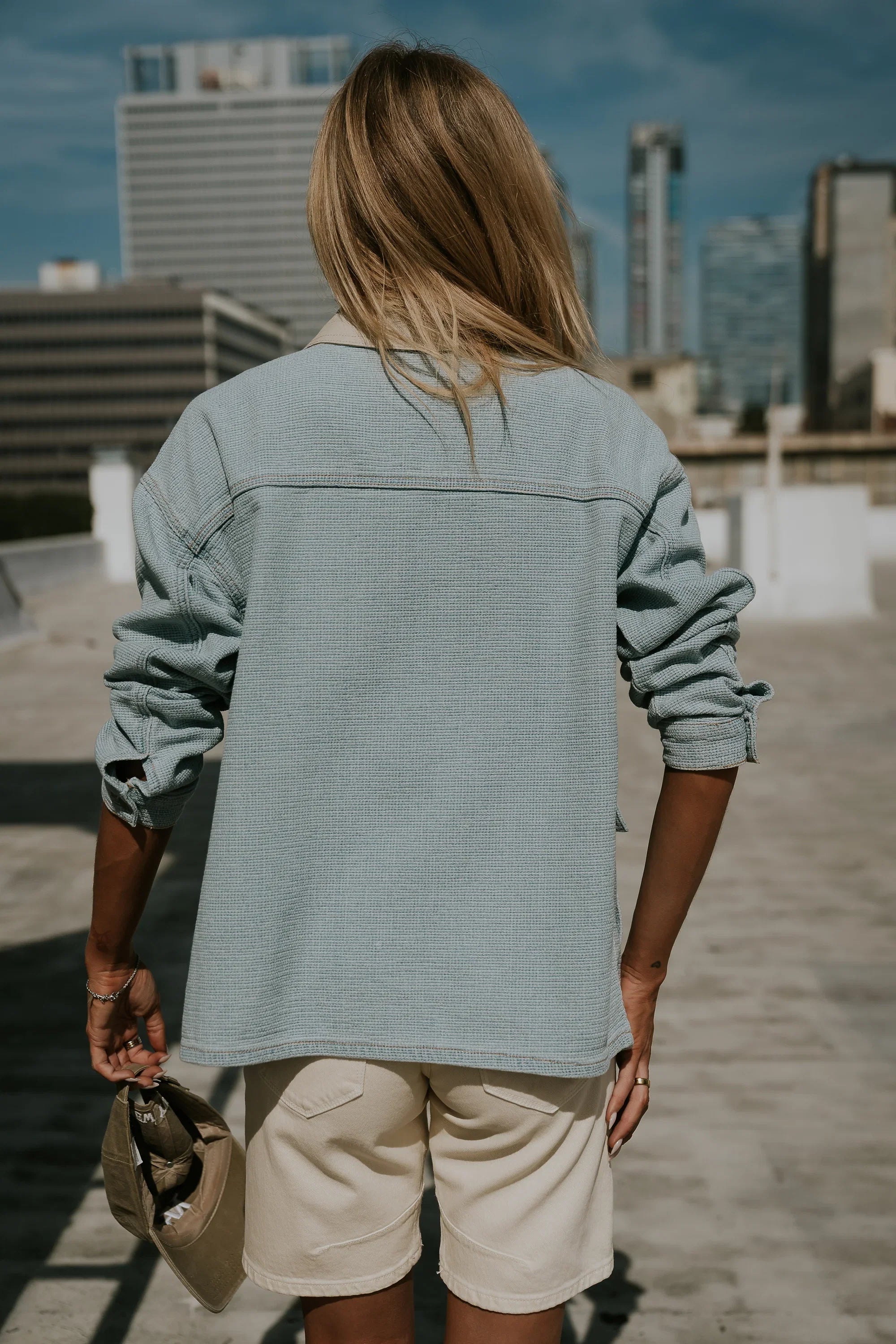 Brayden Textured Denim Jacket