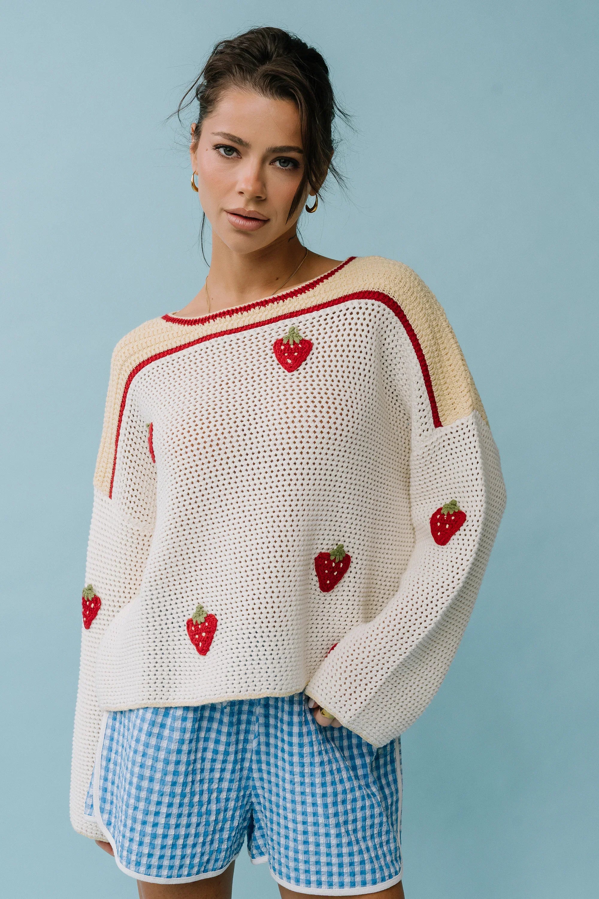 Halle Embroidered Sweater