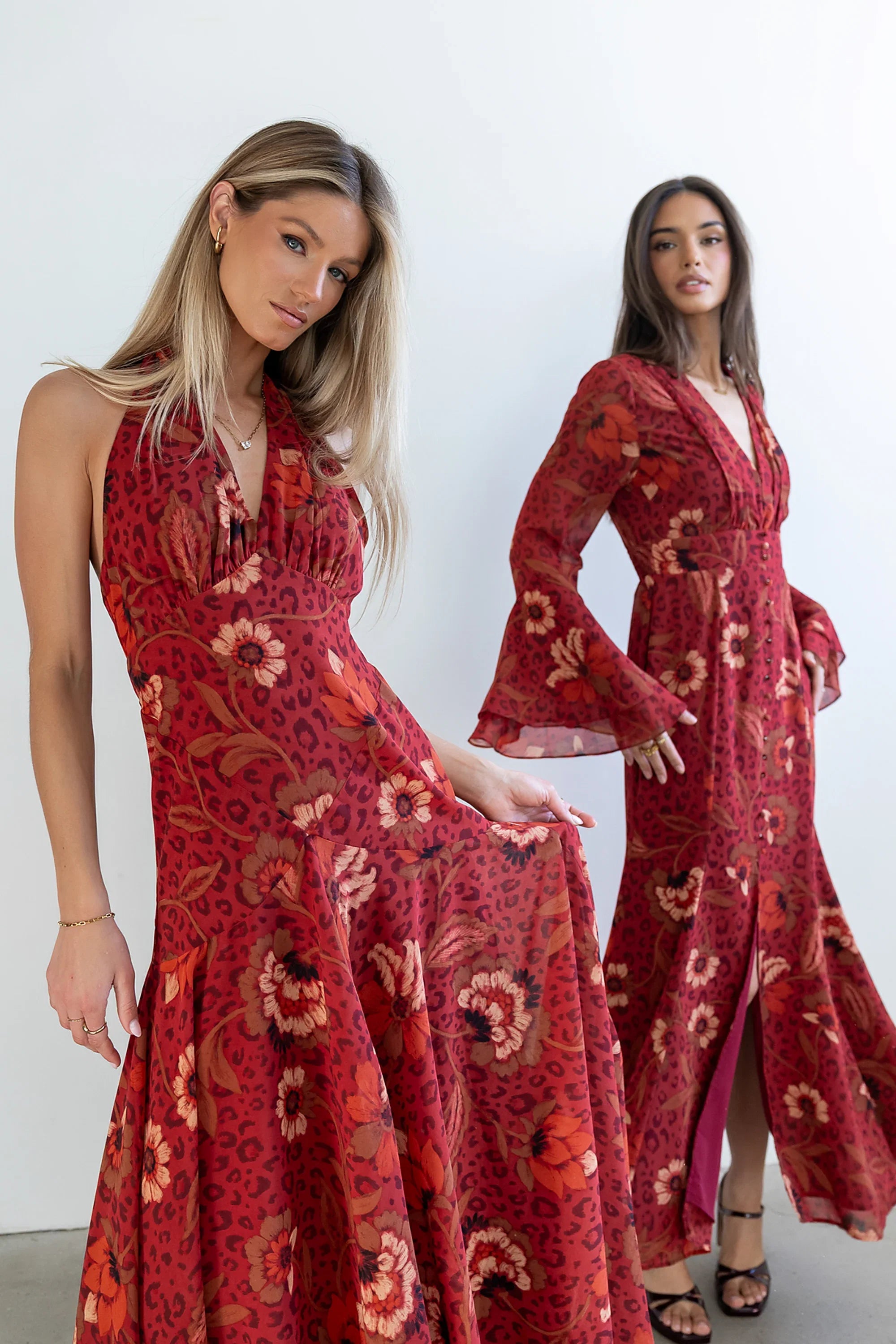 Tracey Halter Maxi Dress