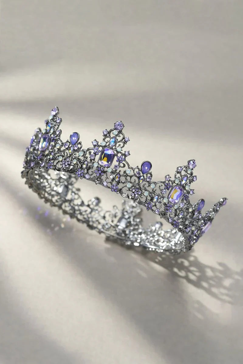 Baroque Colorful Crystal Crown