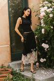 Frankie Asymmetrical Skirt in Black FINAL SALE