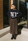 Pascal Pleated Floral Skirt FINAL SALE