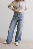 Remi Wide Leg Denim in Light Wash FINAL SALE
