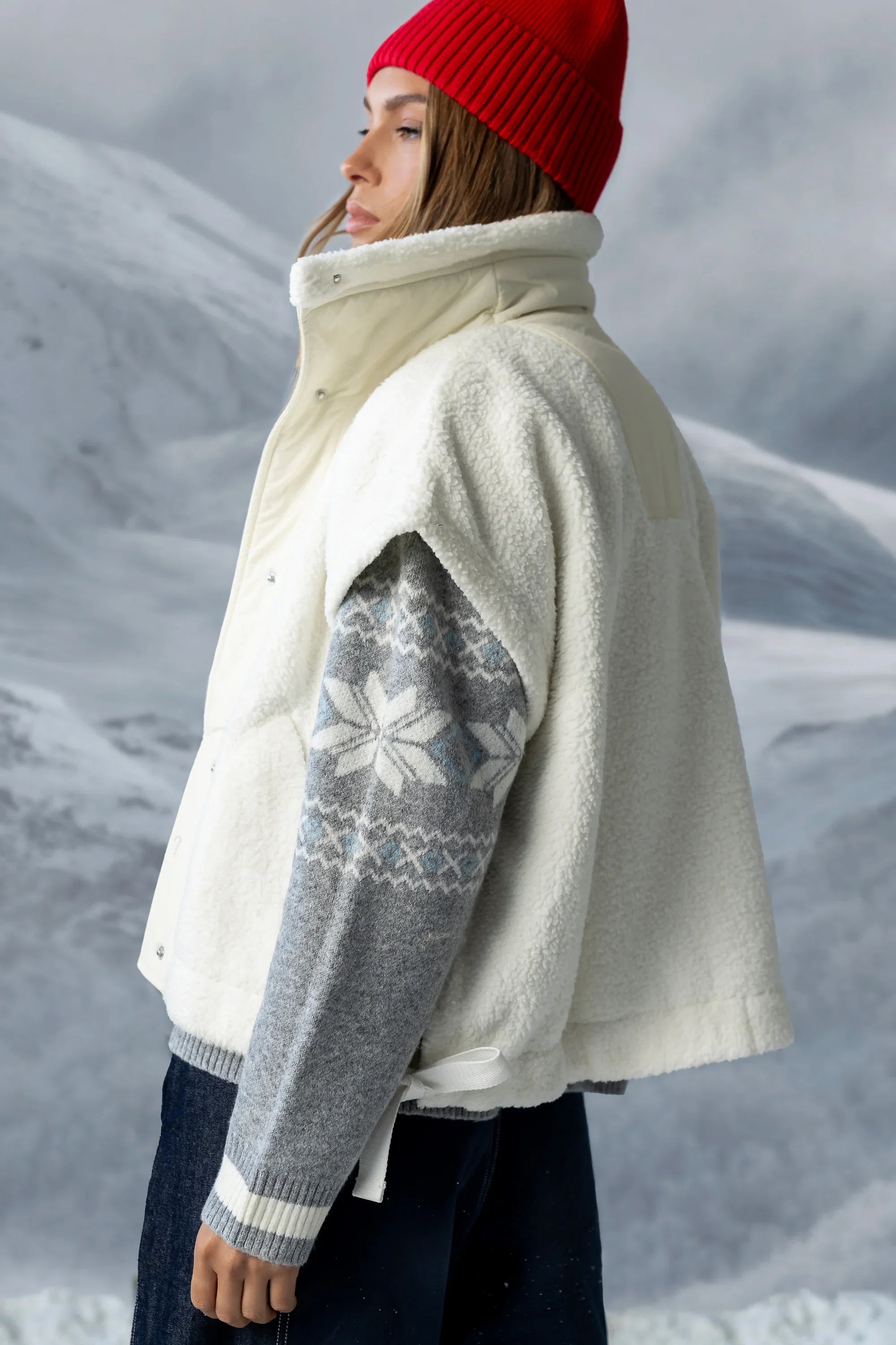 Marsha Oversized Sherpa Vest