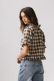 Liam Plaid Blouse