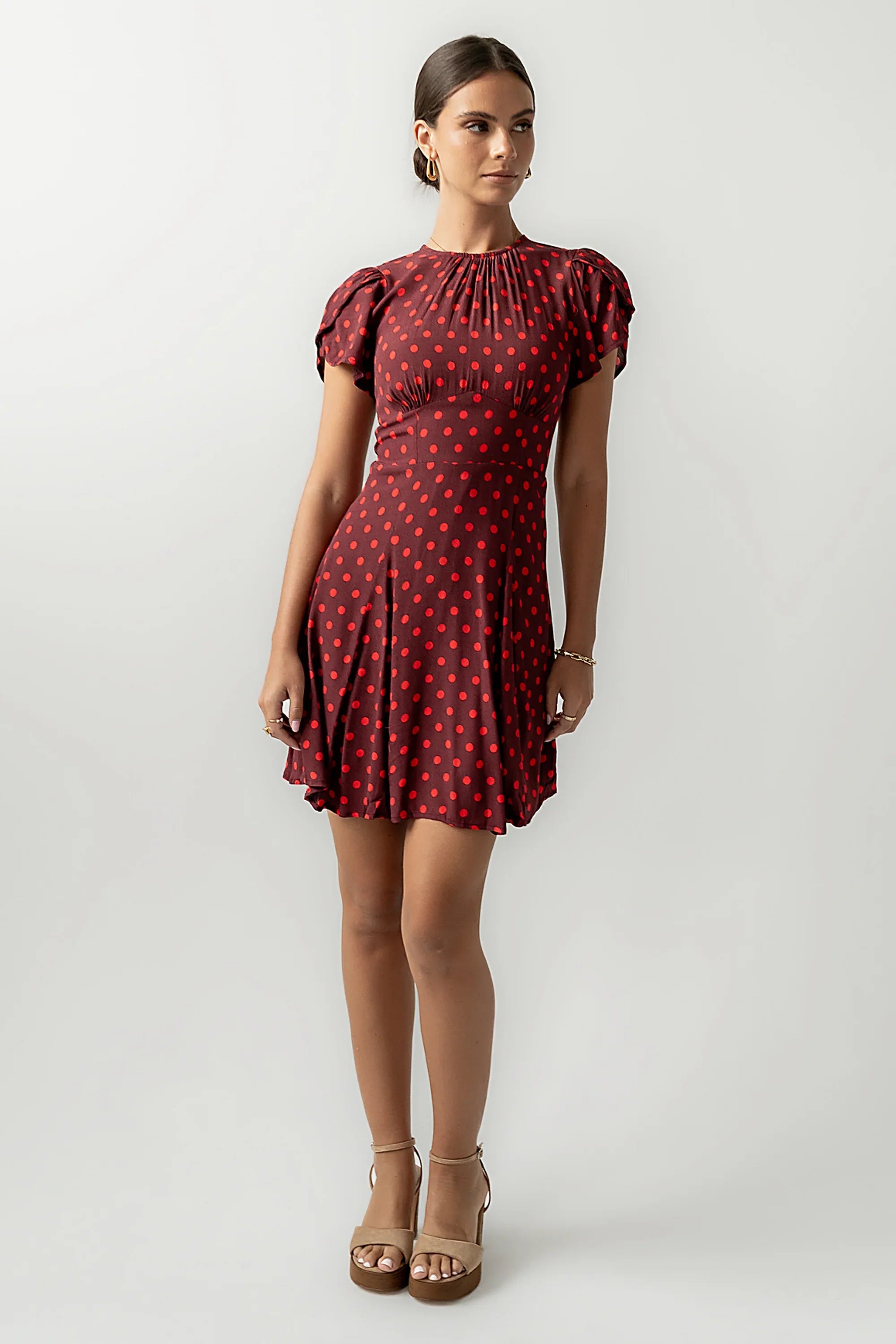 Brandy Polka Dot Mini Dress FINAL SALE