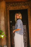 Jana Light Wash Denim Top