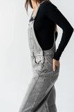 Tansy Denim Overalls in Grey