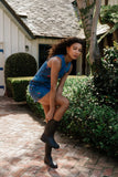 Kesley Embroidered Mini Dress
