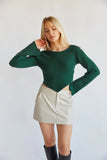 Janelle Open Back Sweater Top