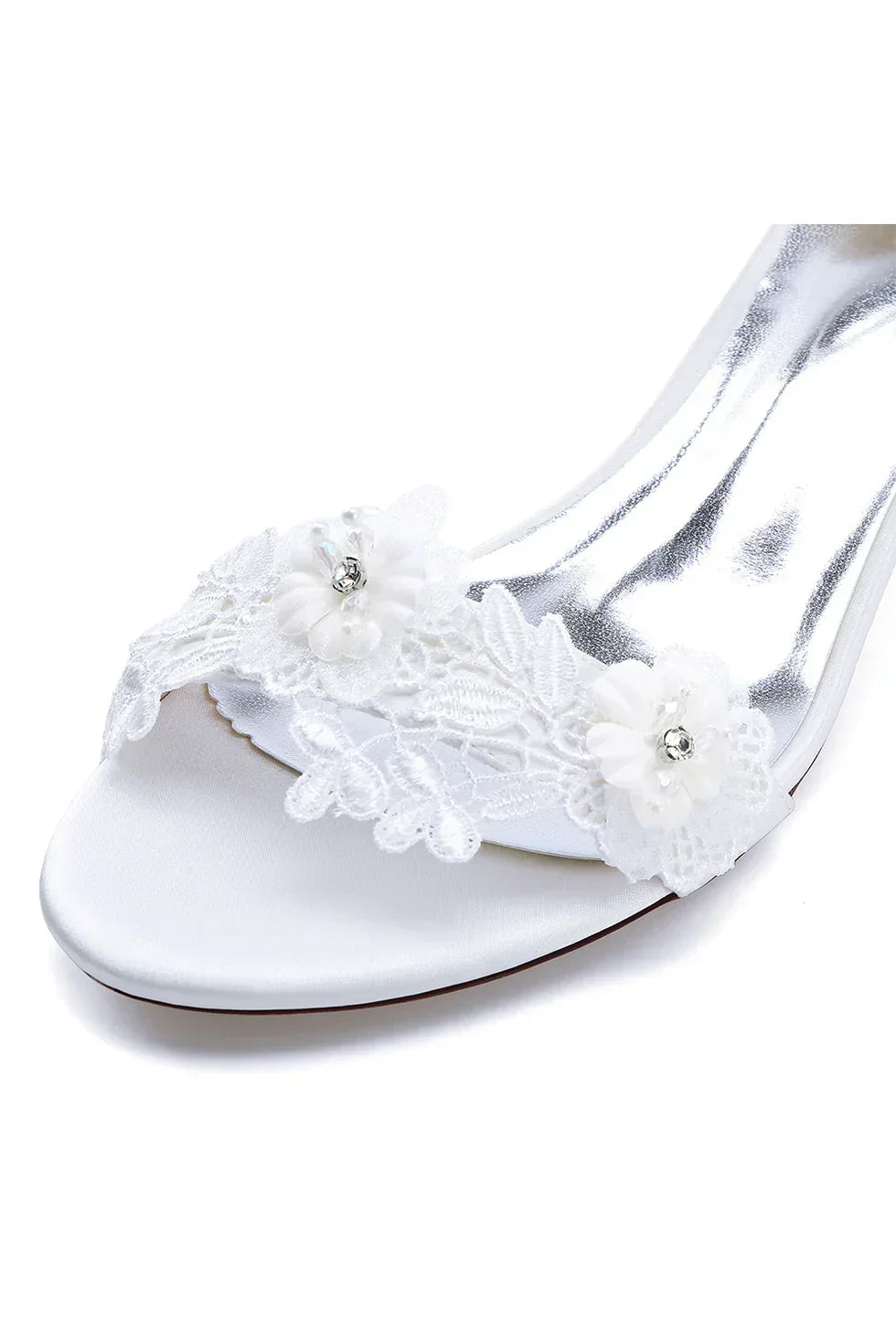 Floral Embellished Block Heel Sandal