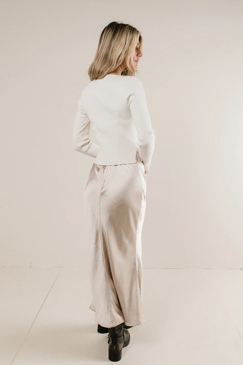 Vanessa Twofer Dress in Champagne FINAL SALE