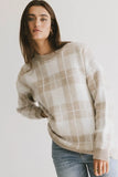 Emilee Plaid Sweater FINAL SALE