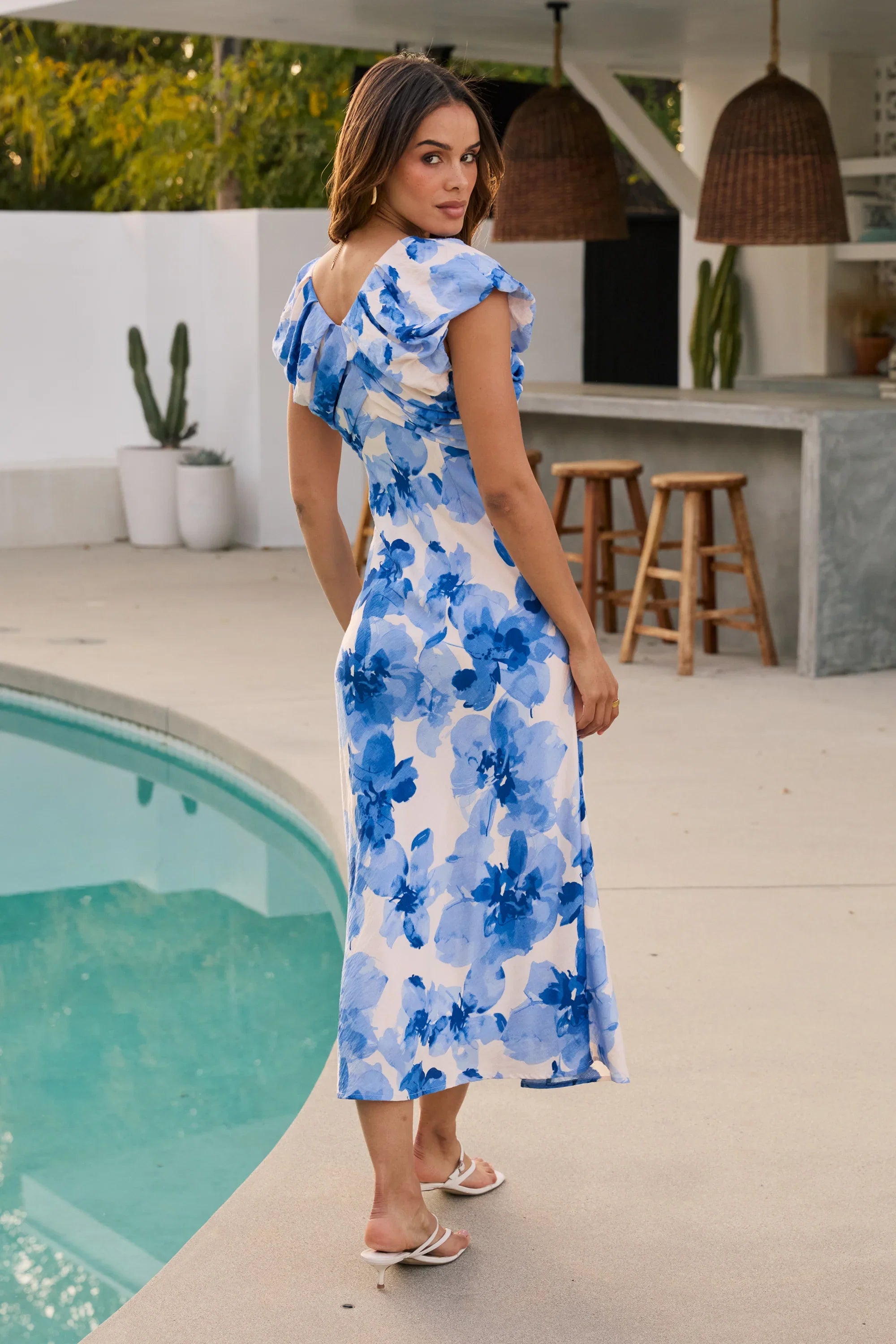 Cassidy Floral Midi Dress