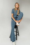 Ireland Striped Top in Blue FINAL SALE