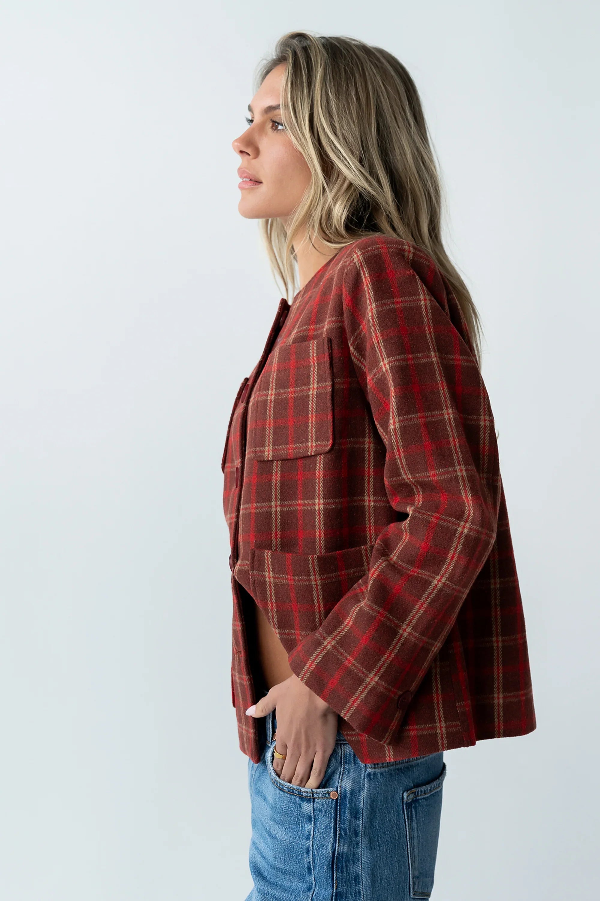 Quinley Plaid Jacket