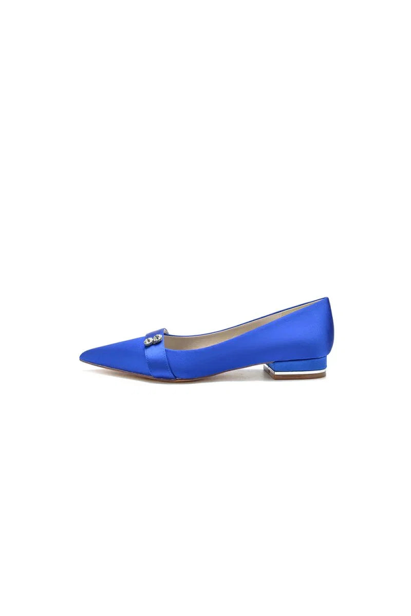 Crystal Cocktail Pointed Toe Flats