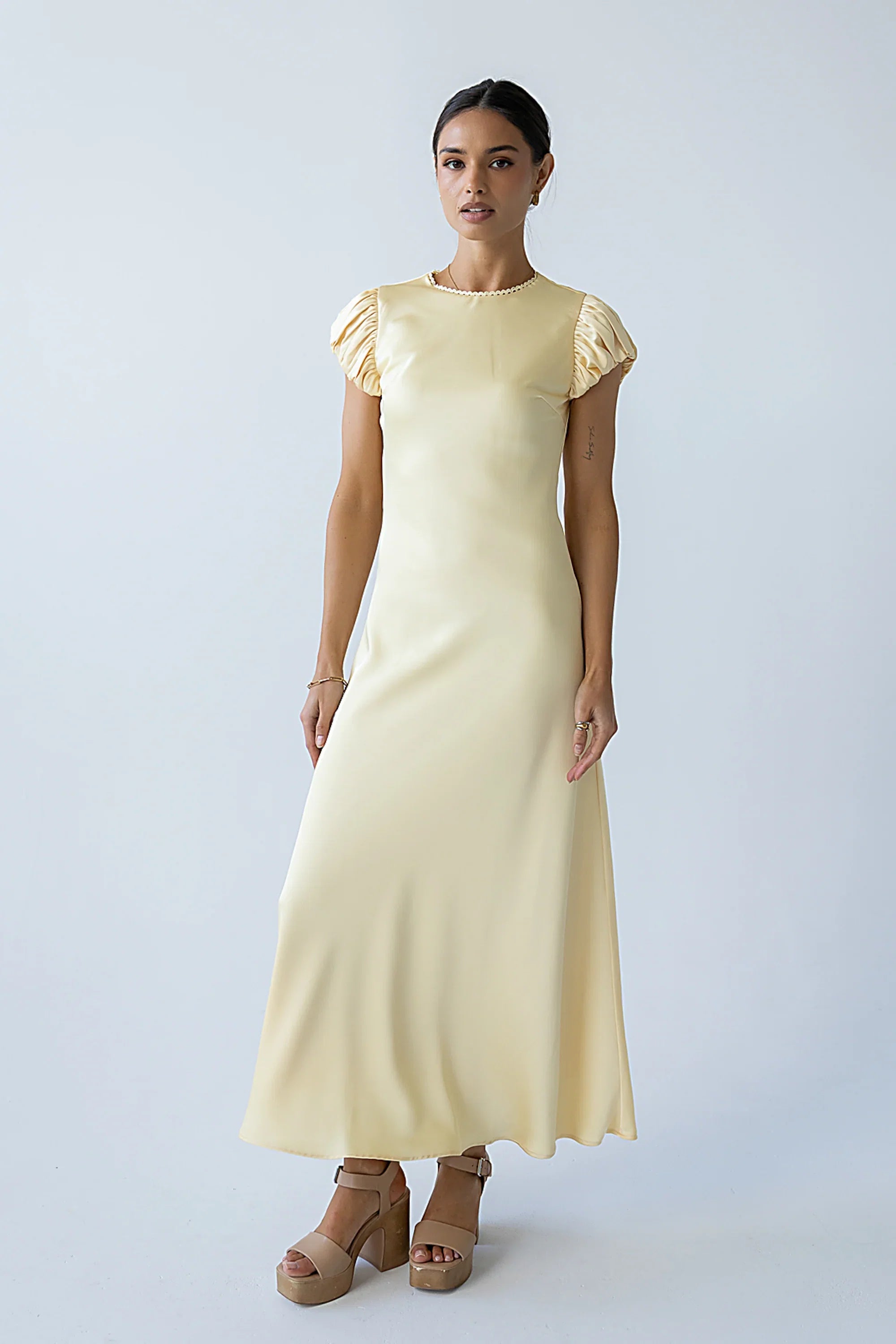 Ellianna Maxi Dress in Yellow