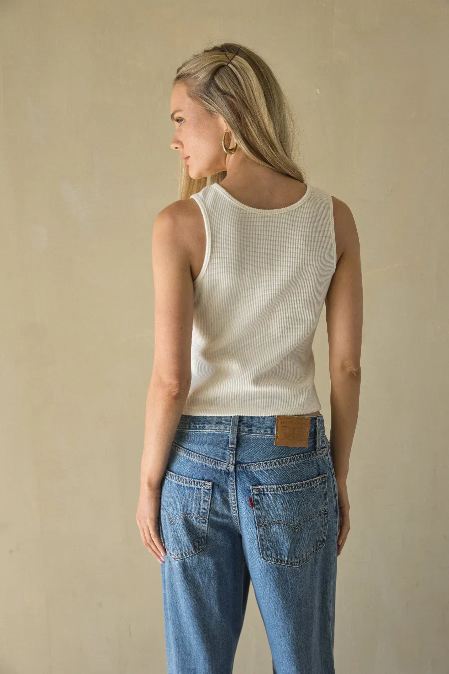 Elkie Twist Front Tank Top