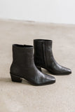Steve Madden Daney Boots in Black Leather FINAL SALE