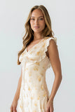 Tracey Maxi Dress in Yellow