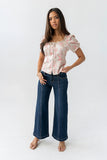 Faith Floral Blouse in Pink