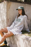 New York Crew Neck Sweater in Grey FINAL SALE