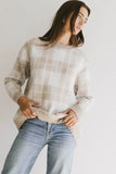 Emilee Plaid Sweater FINAL SALE