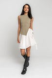 Marshall Wrap Mini Skirt