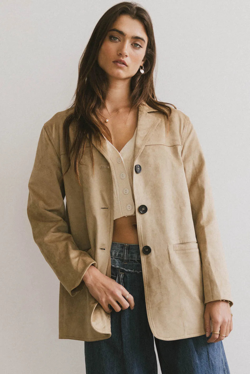 Renly Suede Blazer FINAL SALE