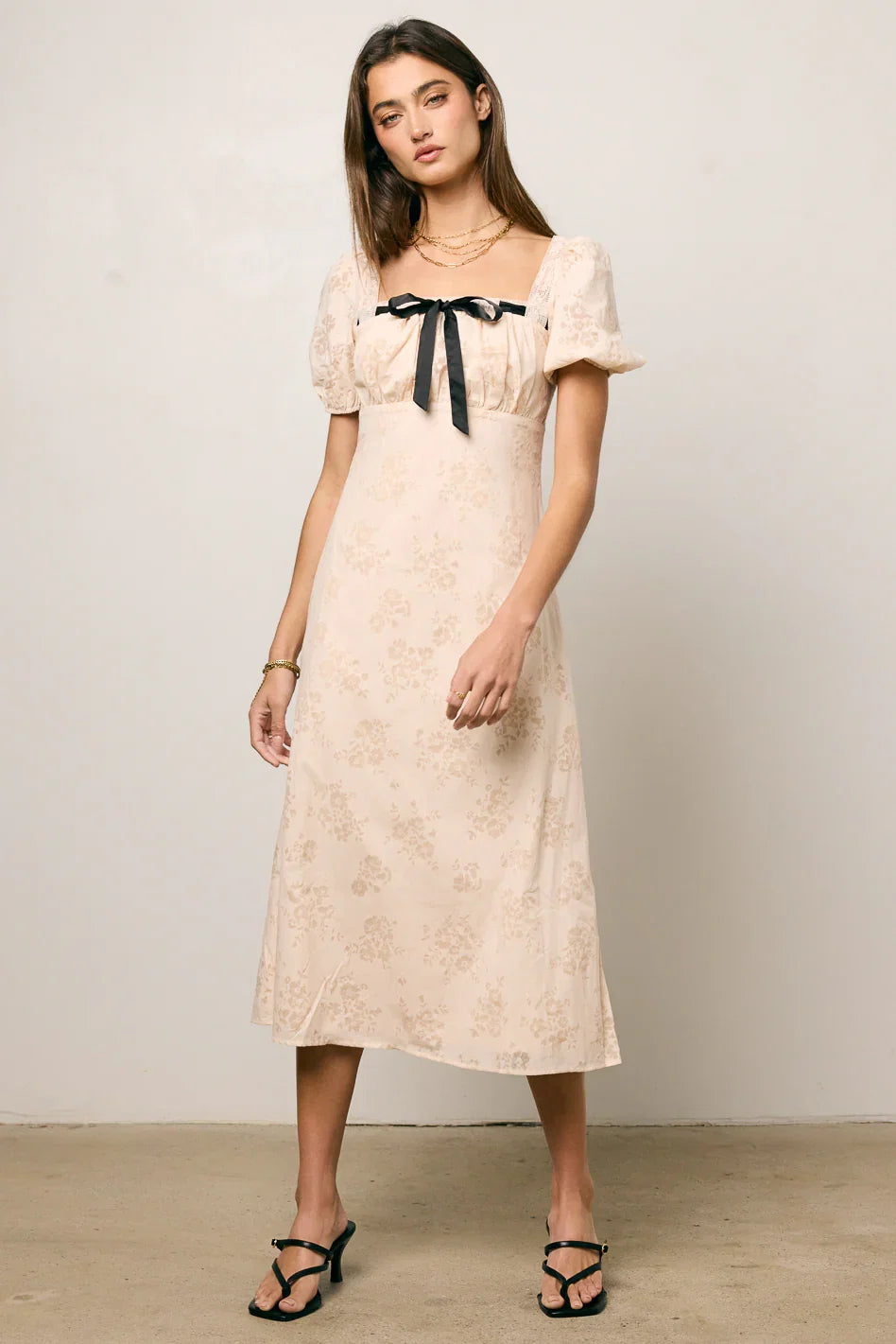 Mariah Floral Midi Dress FINAL SALE
