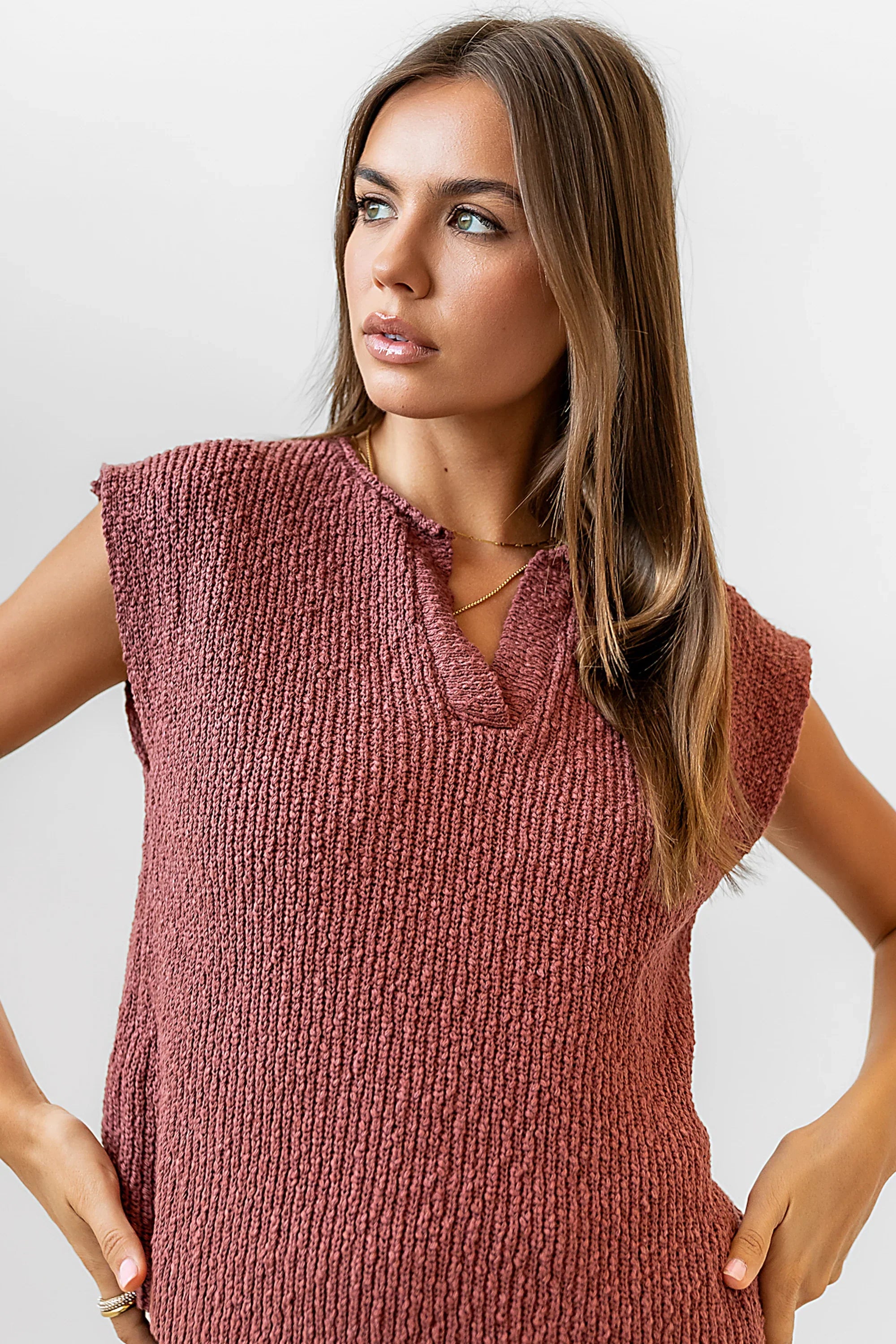 Aylin Sweater in Marsala FINAL SALE