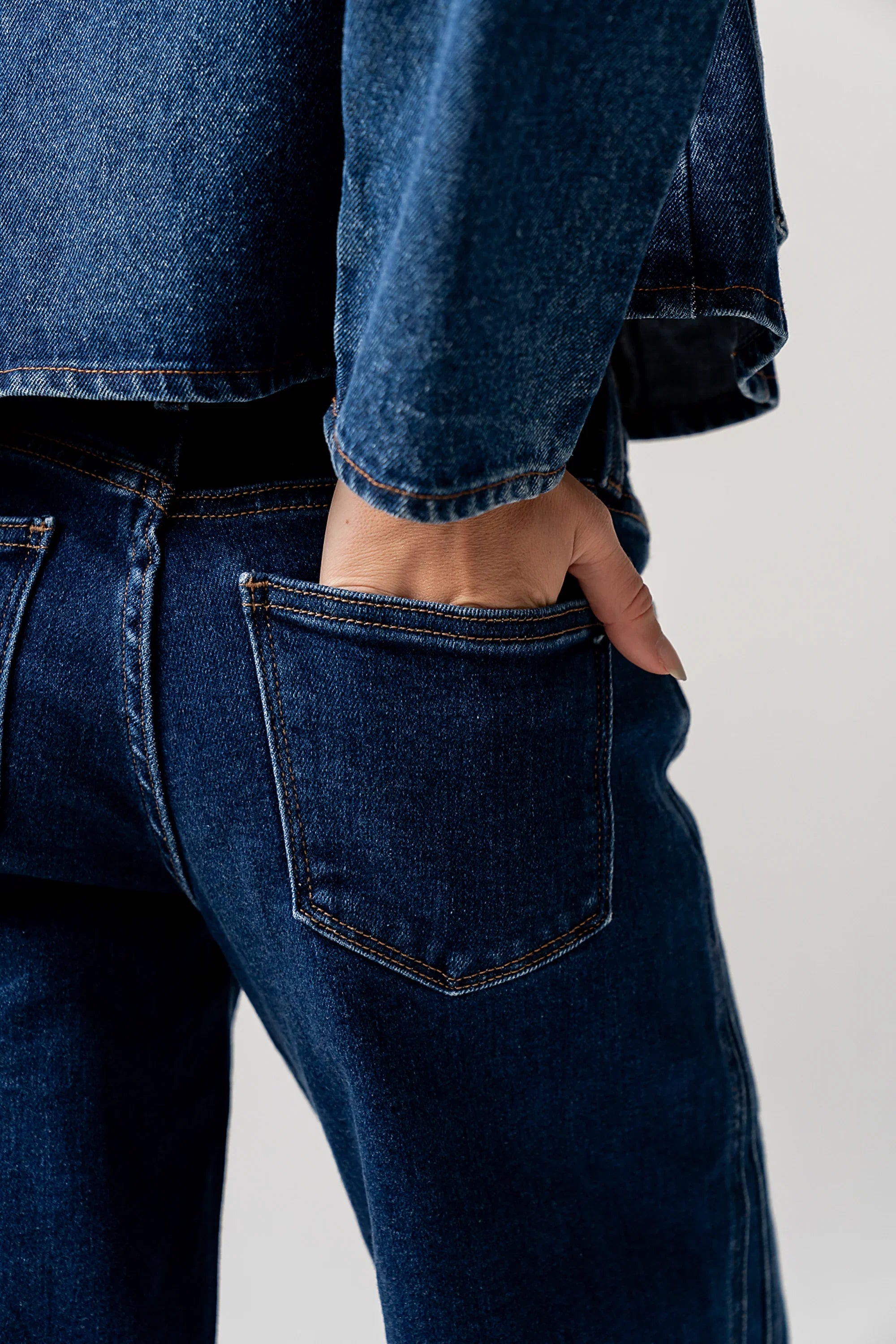 Kate Wide Leg Jeans in Dark Wash