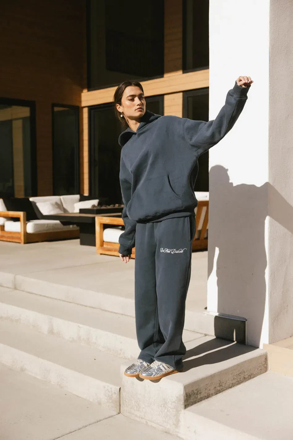 Do Not Disturb Sweatshirt in Navy FINAL SALE