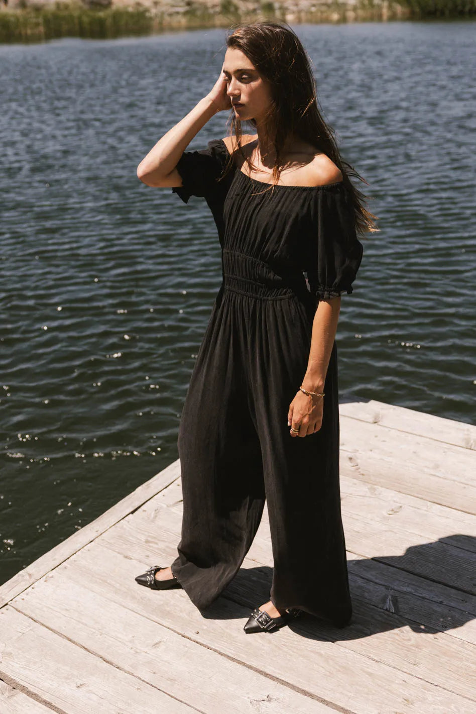 Marnie Elastic Waist Jumpsuit FINAL SALE