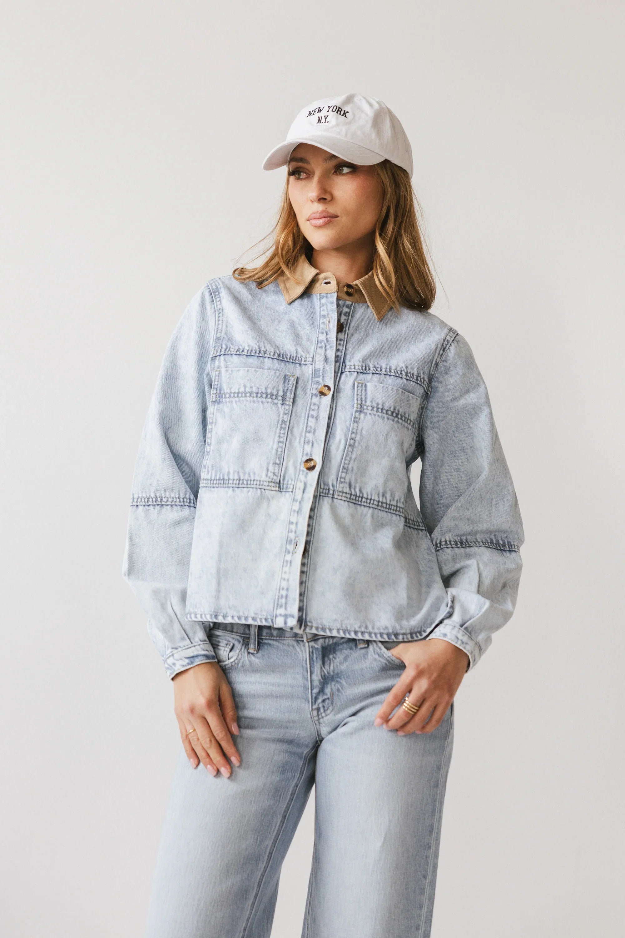 Andy Contrast Denim Jacket