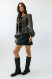 Laurel Denim Mini Skirt