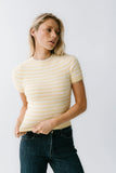 Mazie Fuzzy Sweater in Yellow